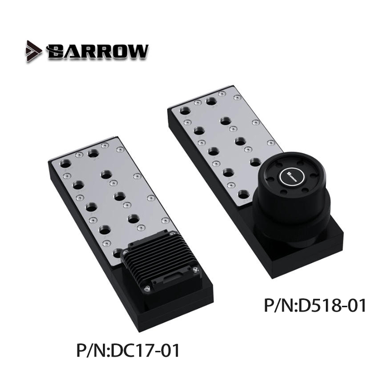 Integrated Pump Reservoir Distro Plate - Barrow RVS POM Distro Plaat/Bord voor