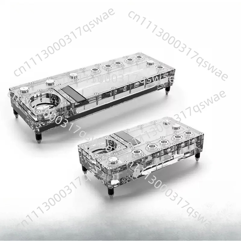 Integrated Pump Reservoir Distro Plate - Core Distro Plate 240/360 links/rechts met