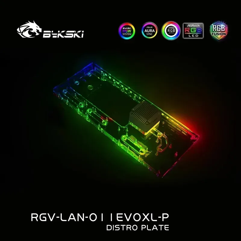 Distro Plate Ddc Pump Combo - Bykski Acryl Distro Plaat/Board voor LIAN