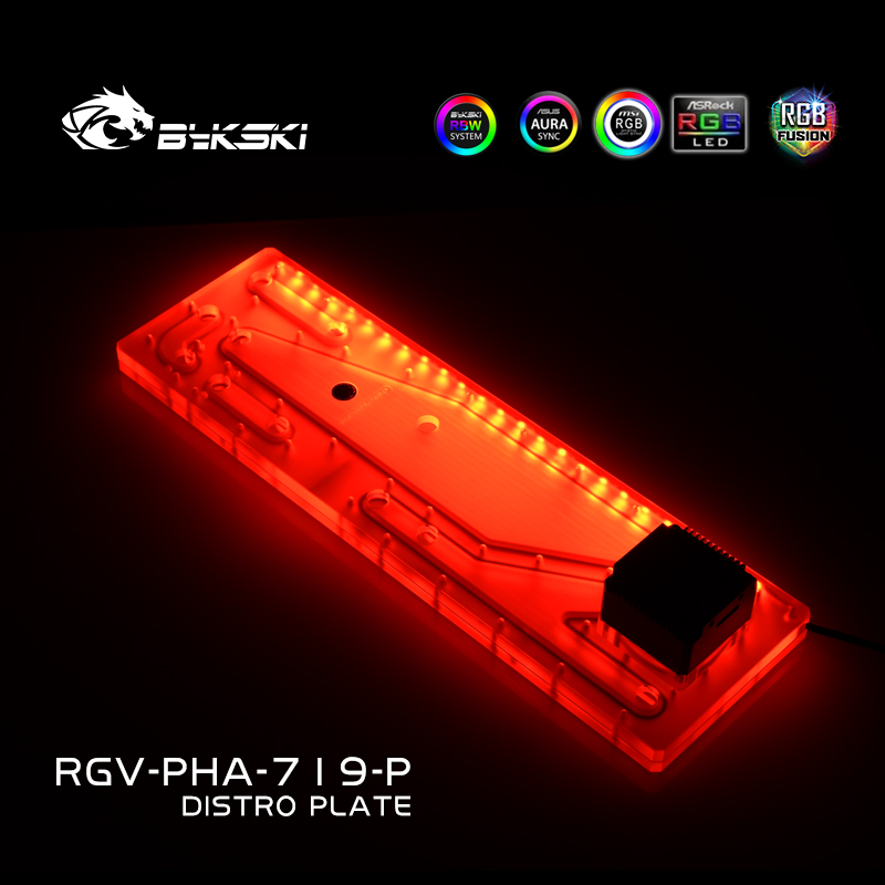 Distro Plate Ddc Pump Combo - BYKSKI RGV-PHA-719-P acryl tankgebruik voor PHANTEKS