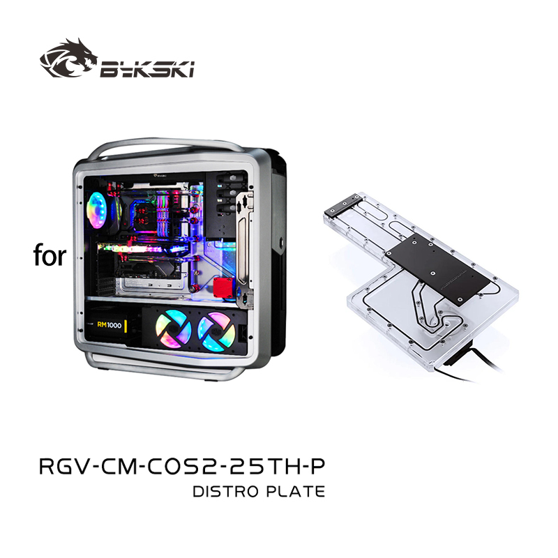 Distro Plate Ddc Pump Combo - BYKSKI RGV-CM-COS2-25TH-P acryl tankgebruik voor CoolerMaster