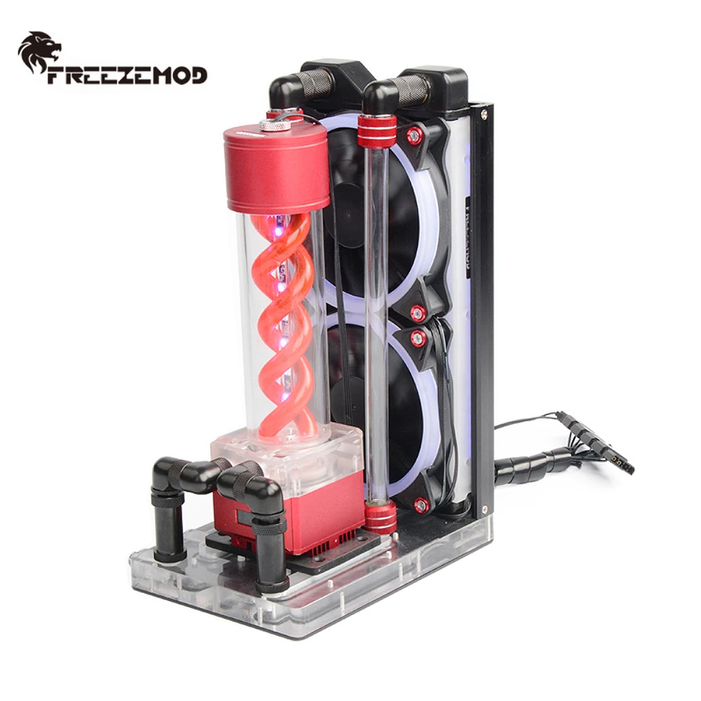 External Radiator Water Cooling Kit - FREEZEMOD externe laptop-waterkoelingradiatorkit, geïntegreerde waterkoelerkit met