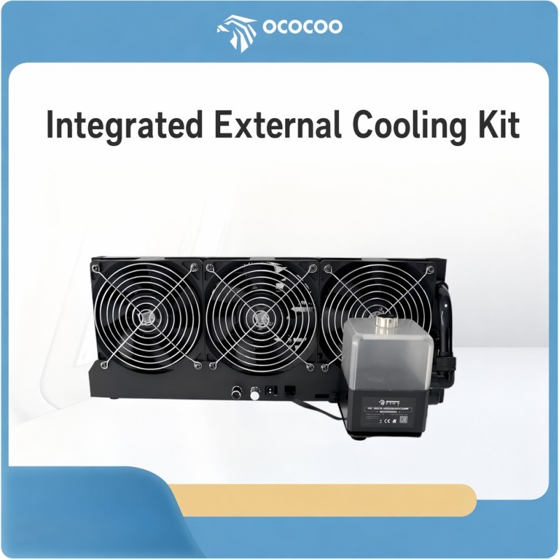 External Radiator Water Cooling Kit - OCOCOO Externe waterkoelset 360 radiator AI-werkstation