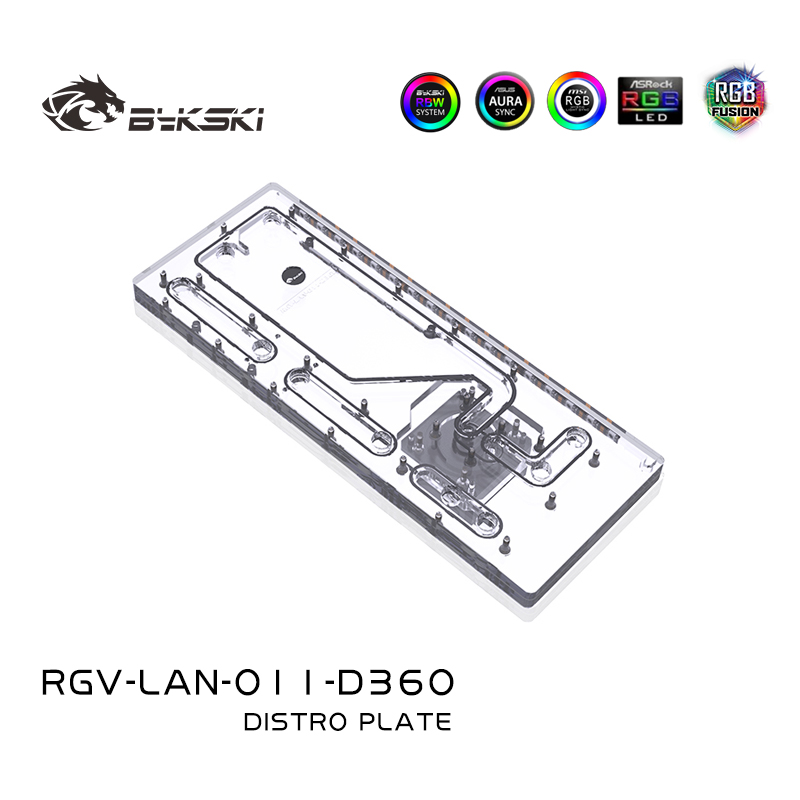 BYKSKI Distro Plate Acrylplaat - Distro Plate Ddc Pump Combo recensie en prijs