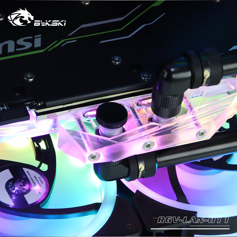 BYKSKI Distro Plate Acrylplaat - Distro Plate Ddc Pump Combo recensie en prijs