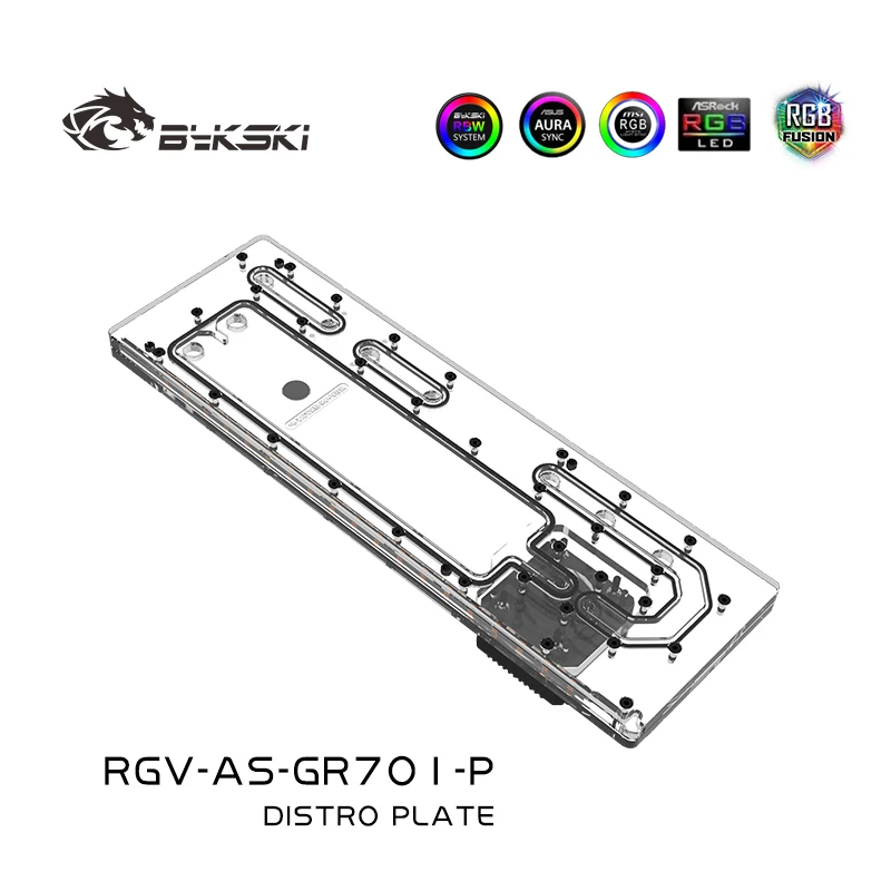 BYKSKI Distro Plaat Acryl Rese - Distro Plate Ddc Pump Combo recensie en prijs