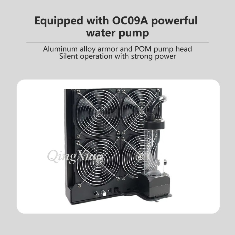 4-ventilator radiatorpomp en w - External Radiator Water Cooling Kit recensie en prijs